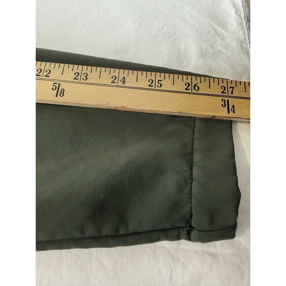 The North Face Shellrock Boys L 14/16 Olive Green Jacket with Orange Zippers - Picture 9 of 11